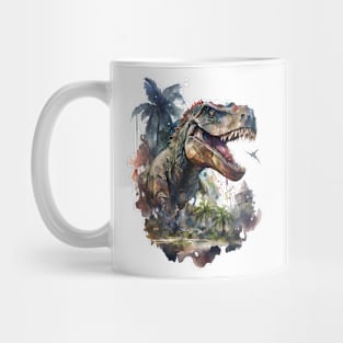 Jurassic Park Watercolor Design Mug